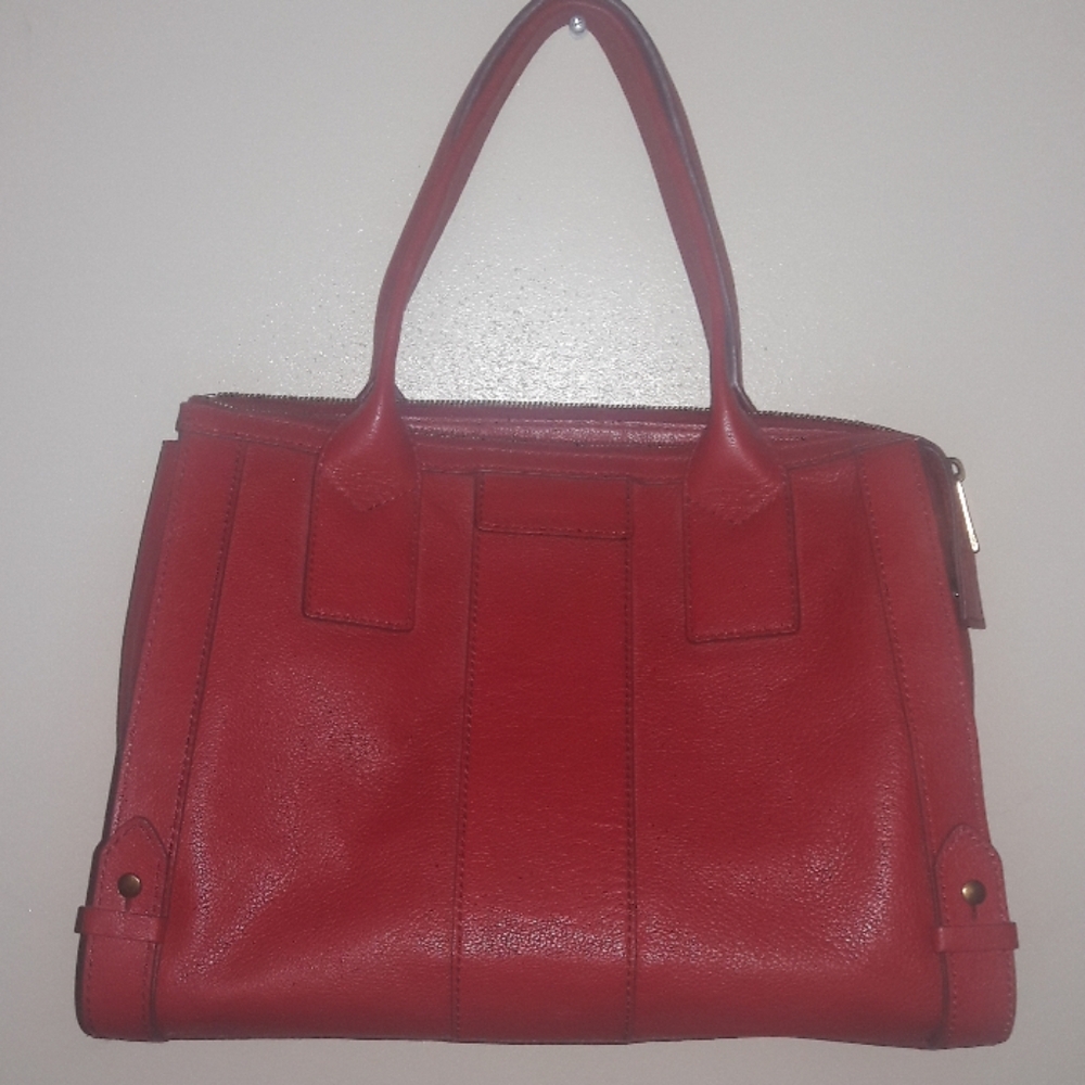 Fossil Gwen Leather Red Handbag
